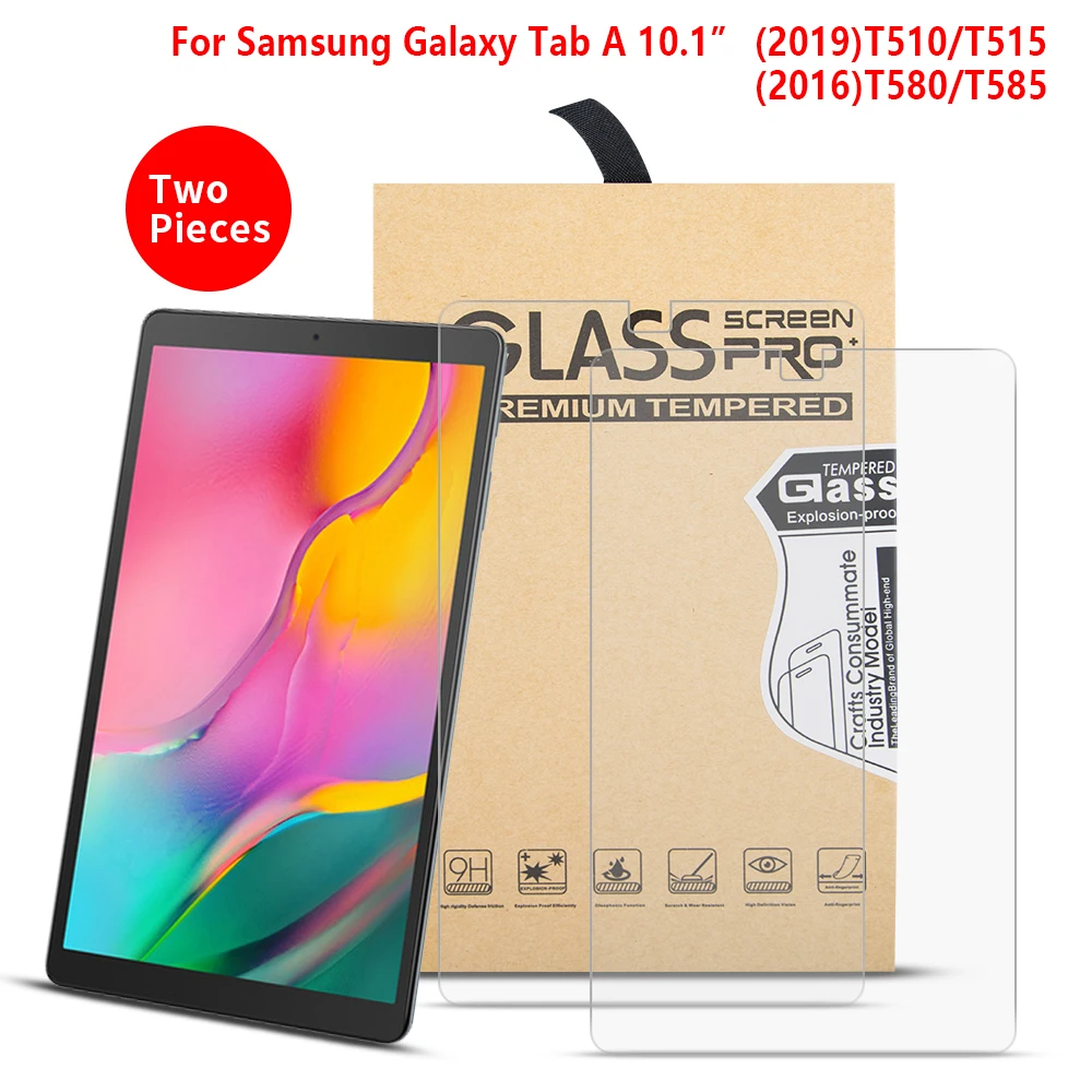 Закаленное стекло для защиты экрана Samsung Galaxy Tab A 10 1 2016 T580 T585 пленка A10.1 2019 SM-T510/T515 |