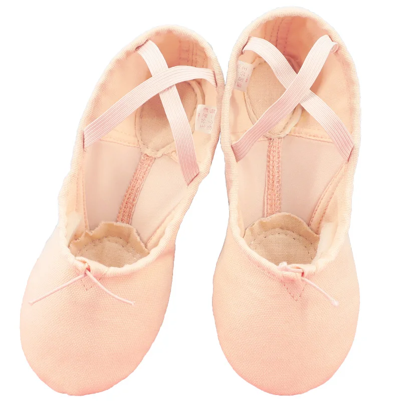 Children Ballet Cotton Canvas Dance Shoes Adult Flexible Soft Sole |
