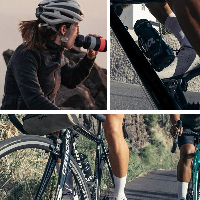 Велосипедная бутылка для воды Rapha 610 мл/710 мл герметичная сжимаемая без вкуса не
