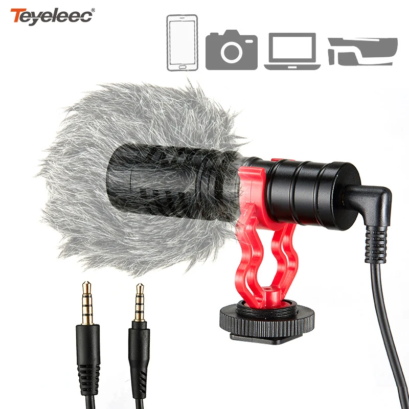 Профессиональный конденсаторный микрофон Teyeleec A3 для видеозаписи мини студии