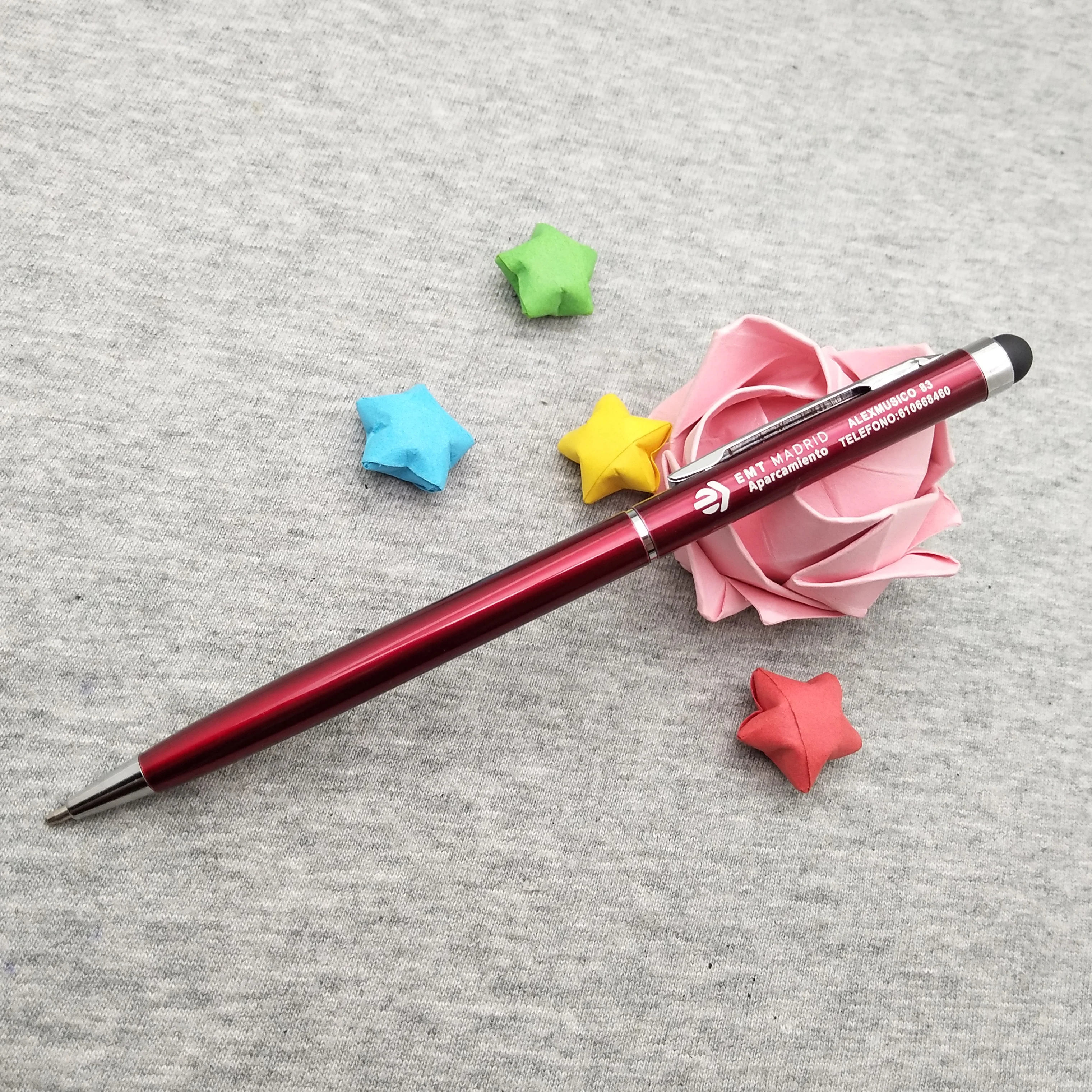 Kawaii Универсальный емкостный сенсорный Стилус персонализированный мое имя для