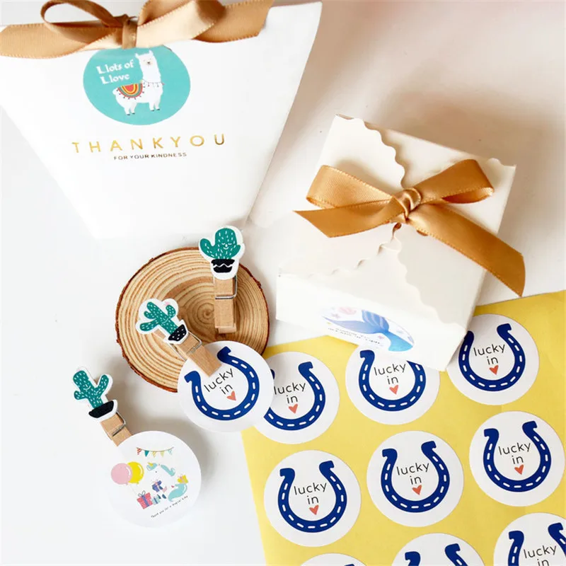 108 шт. наклейки для упаковки подарков|Подарочные сумки и упаковка| |