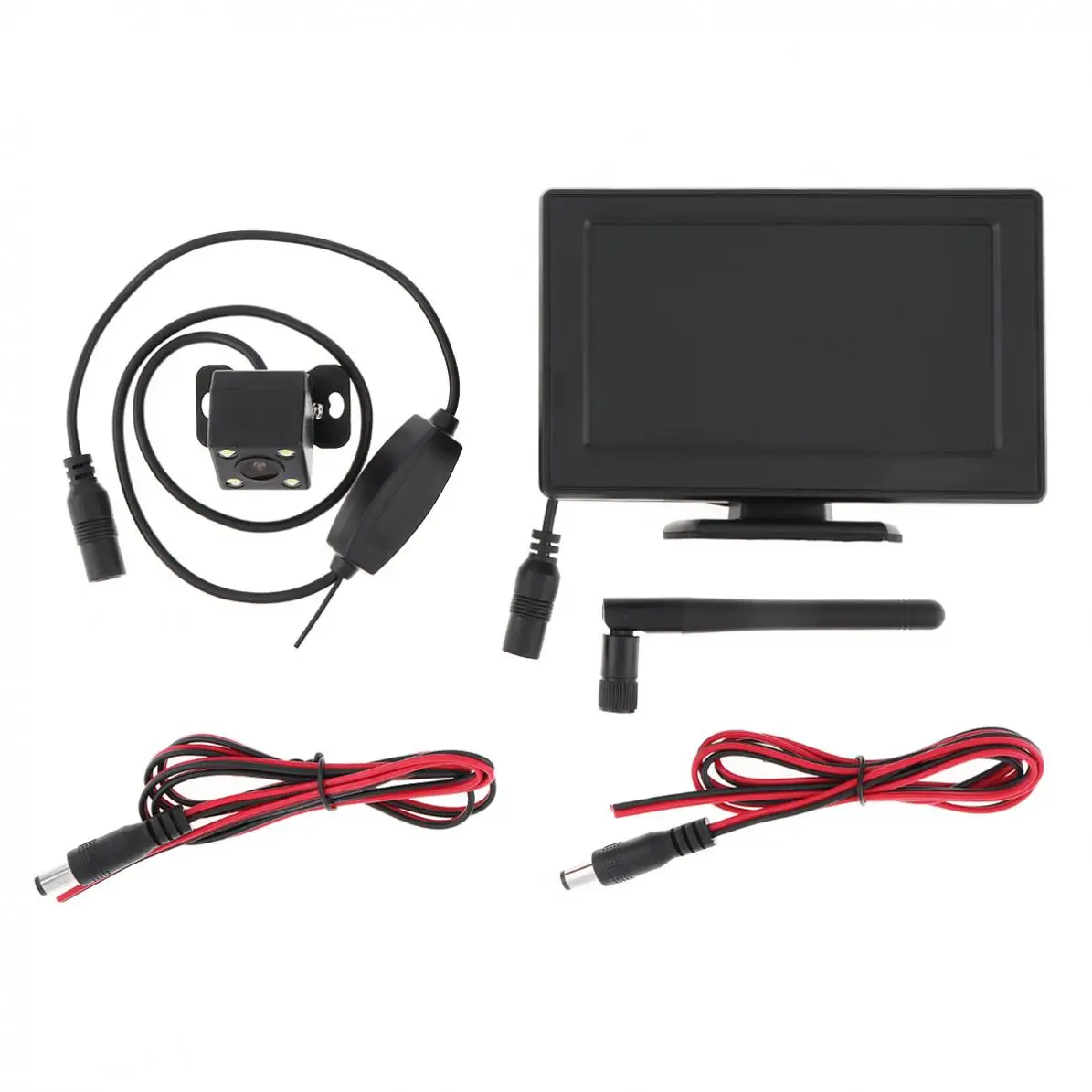 4 3-дюймовая Беспроводная система камеры заднего вида TFT LCD монитор автомобиля +