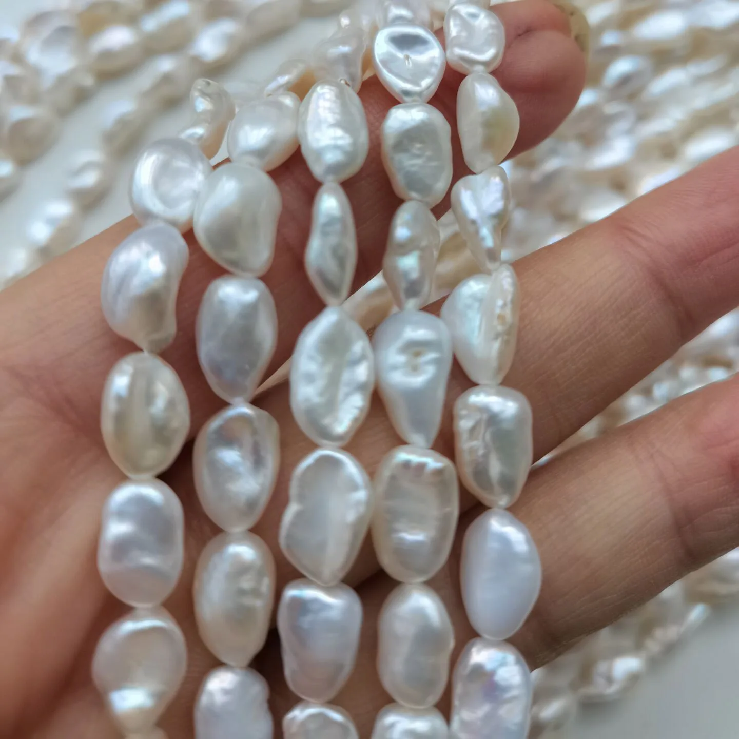 

New Design Round Pearl Strand Fine Jewelry Handmade Making Jewelry Making Wedding Accessories Naturalbpearls