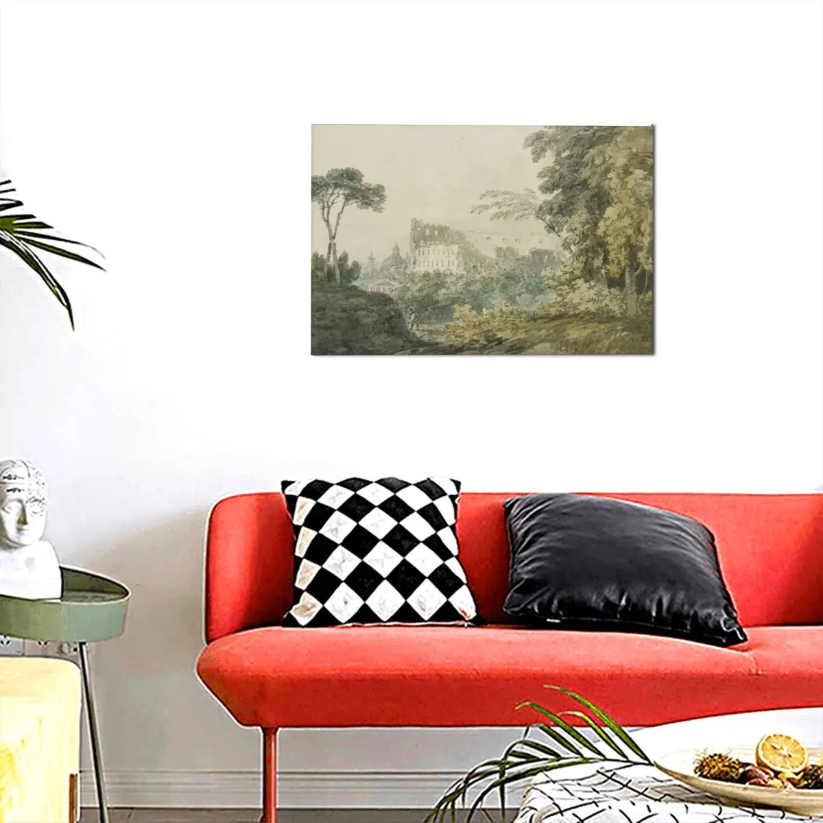 

William Turner Painting Hall Fashion Decoration Pictures Retro Wood Room Decor