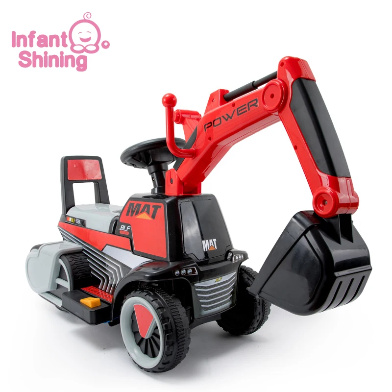 Младенческий Блестящий детский экскаватор игрушечный автомобиль для