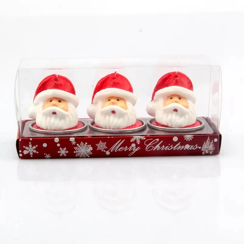 

3 pieces Christmas supplies hotel restaurant scene layout Christmas decorations Christmas candle table atmosphere decorations