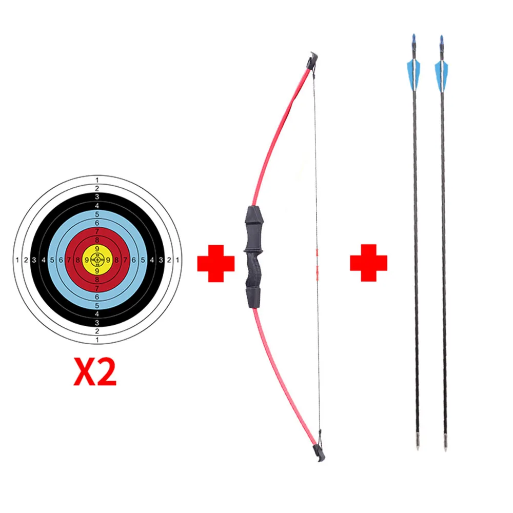 

15-Pound Practice Bow And Arrow Set, Children'S Bow And Arrow Set, Teenager Straight Draw Bow, Children'S Beginner Bow