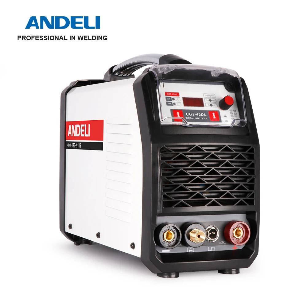 

ANDELI Smart Portable Single Phase Plasma Cutter with CUT/MMA 2 in 1 CUT-45DL Intelligent Plasma Cutting Machine