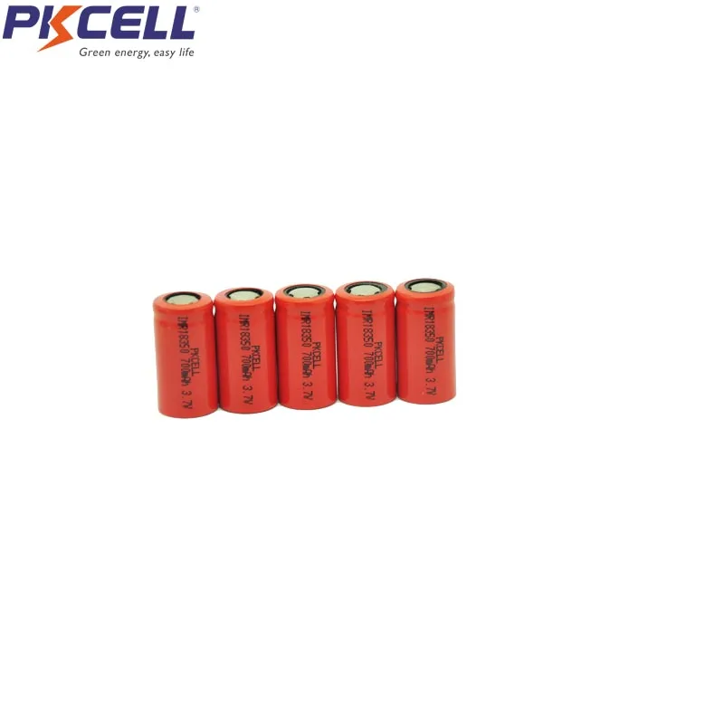10 шт. PKCELL 10A разряд IMR18350 IMR 18350 700 мАч UH1835P литий-ионная аккумуляторная батарея |