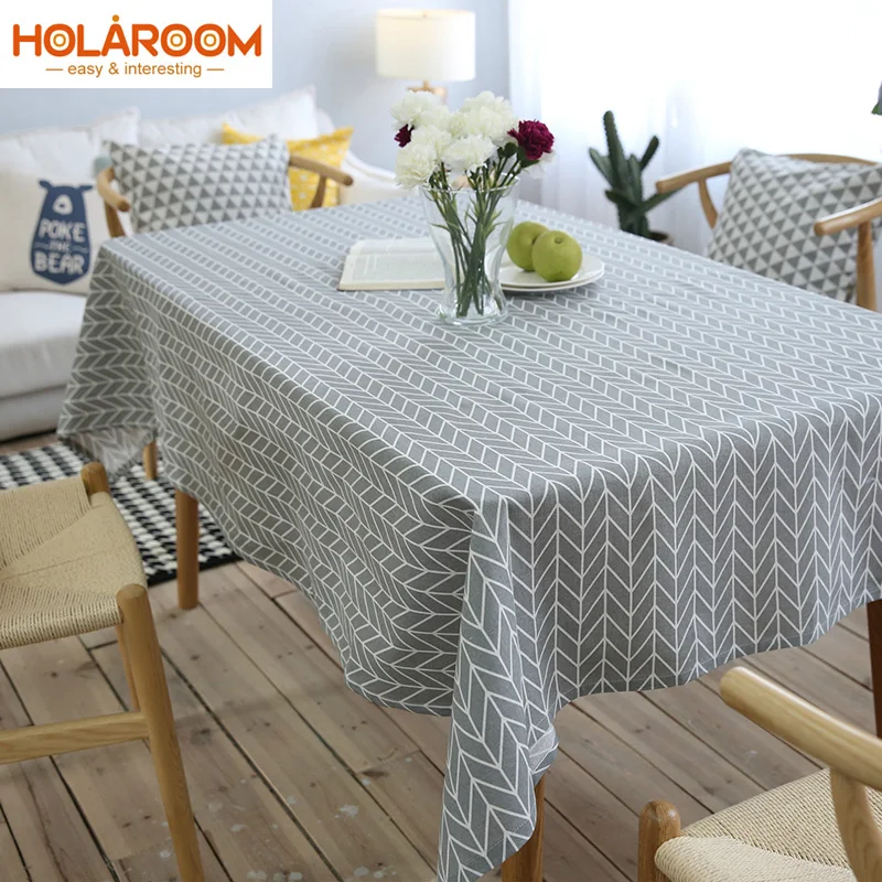 classical Tablecloth classic multifunctional cotton &linen  Rectangular Dinning Table cloth for Kitchen party Home Decor