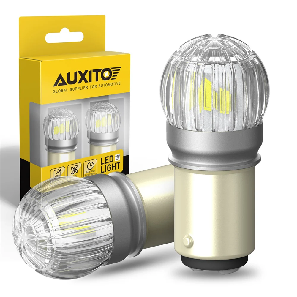 

Светодиодная лампа AUXITO T20 7443, 2 шт., W16W, T15, P21W, Bay15d, P21/5W, Ba15s, светодиодная лампа 6000K, дневные ходовые огни, резервный фонарь заднего хода