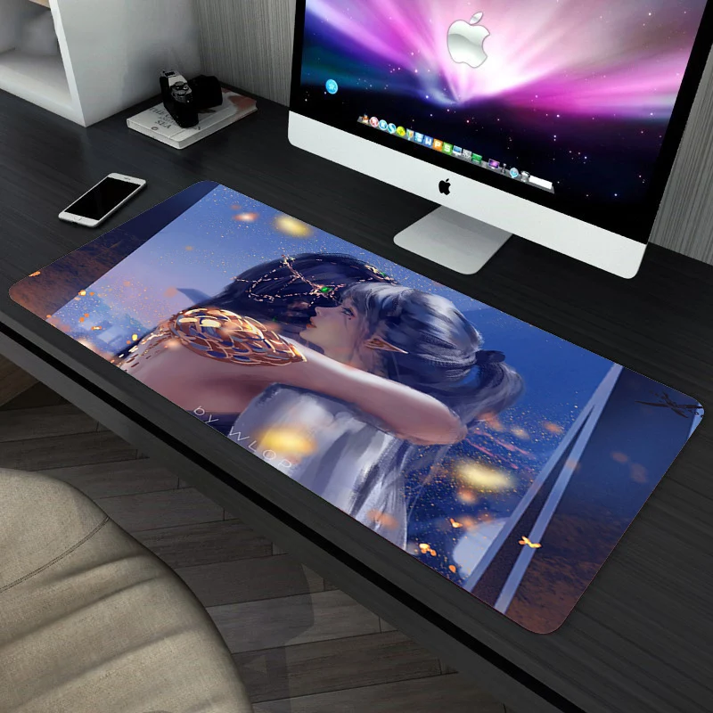 

Big game mouse pad seam border water 3mm thick anti-slip mouse pad 900x400 Ghostblade