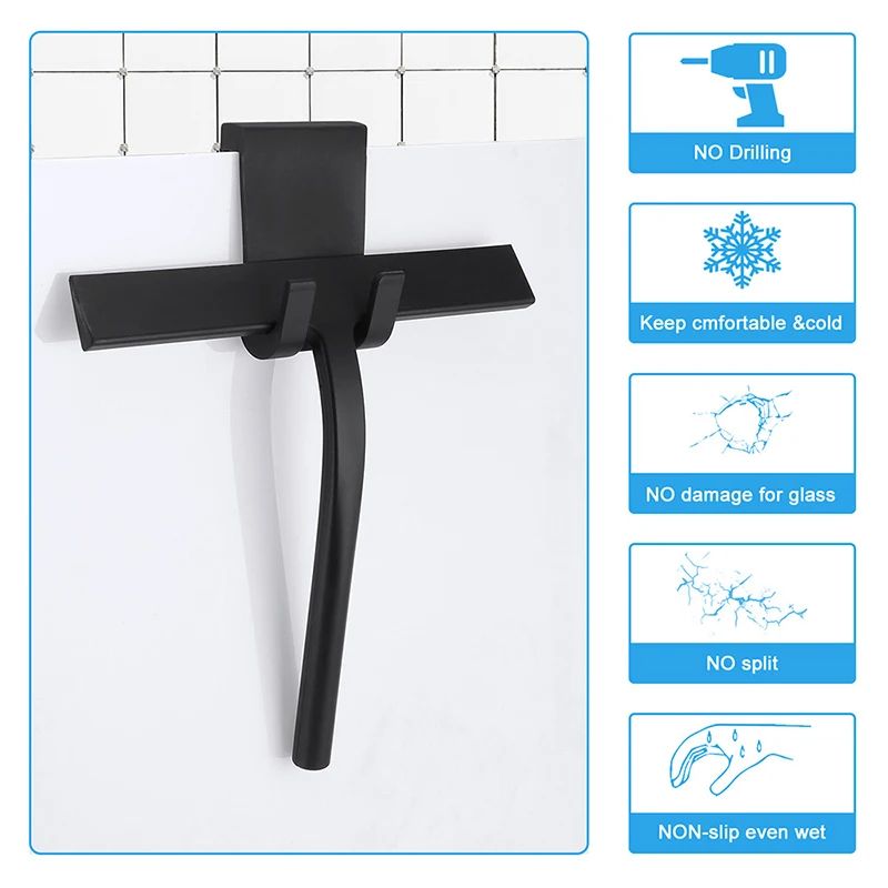 Скребок для окна силиконовый скребок душа стекла автомобиля с крючком ванной
