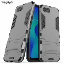 Phone Case For Oppo A1K Case Realme C2 Shockproof Rubber Silicone Armor Hard Cover For Oppo A1K/Realme C2 Case 6.1 inch Wolfrule