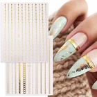 1 шт., 3D наклейки для ногтей