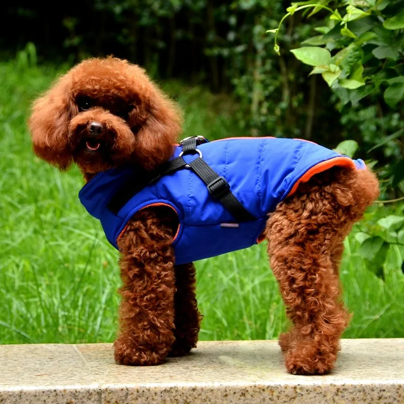 

Winter Pet Harness Coat for Dogs Puppy Clothes Vest Jacket Chihuahua Cold Weather Dog Coat For Small Medium Large Dogs