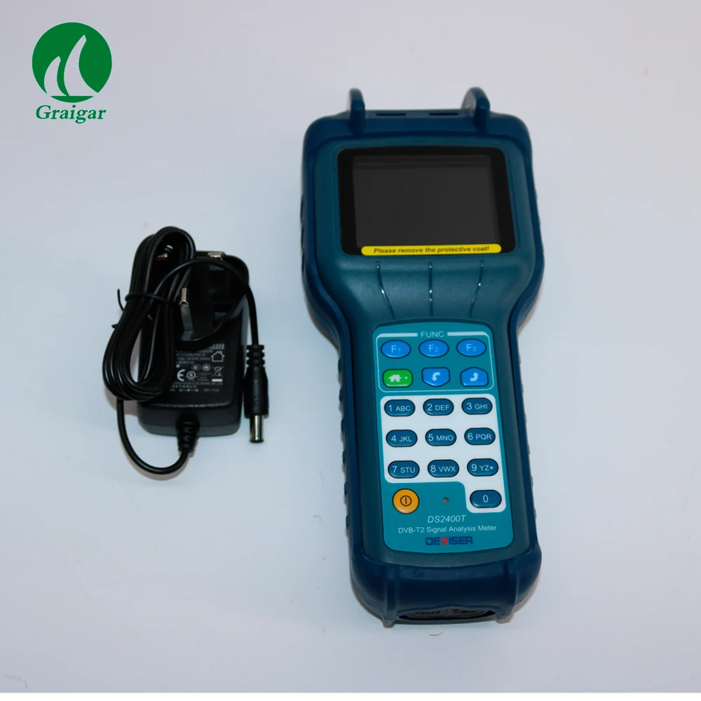 

Deviser Signal Analysis Meter Signal Analyser DS2400T DVB-T/T2 Meter Terrestrial Signal Level Meter CATV METER Germany Original