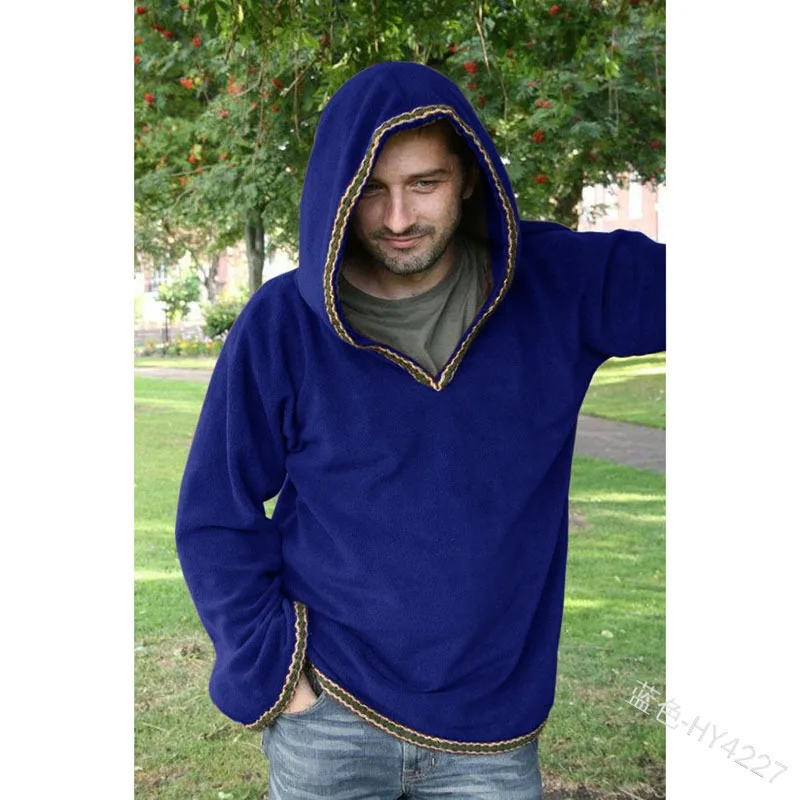 Хеллоуин Взрослый мужской средневековый рыцарь воин костюм Зеленый Черный