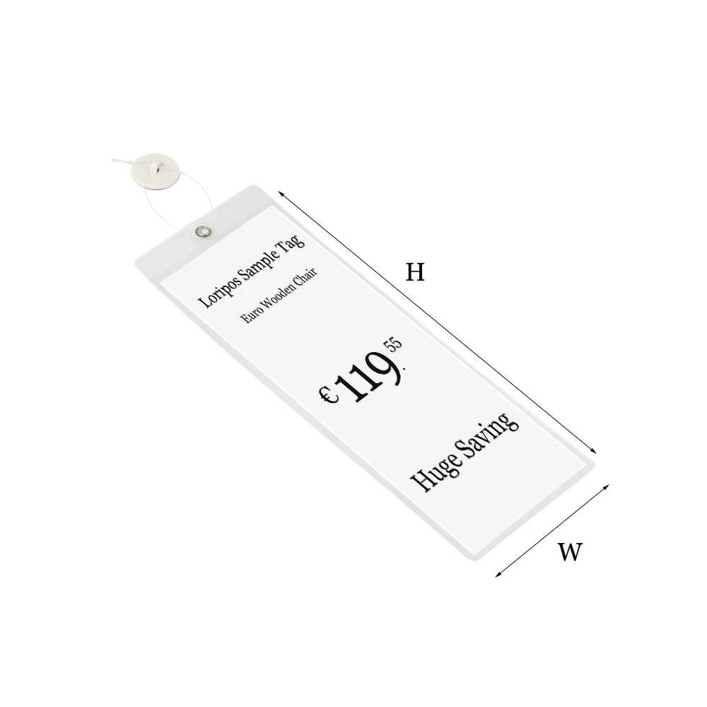 Pvc Pouch Furniture Tag Sign Holder Ticket Price Sleeves Plastic Bag Envelope Card Cover Pocket Hanger Vinyl Protective Film