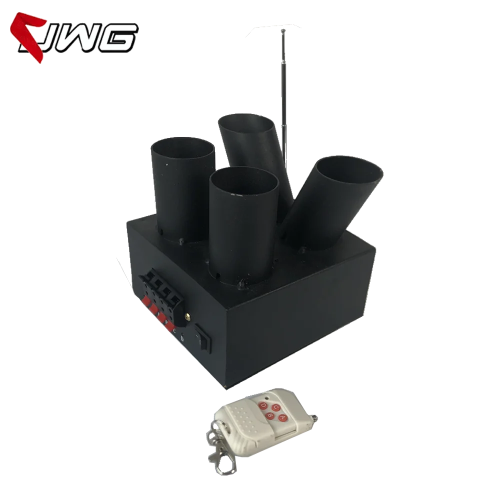 

Cold Fountain Fireworks For Stage Indoor Wedding 4 Shots Remote Control Firing System
