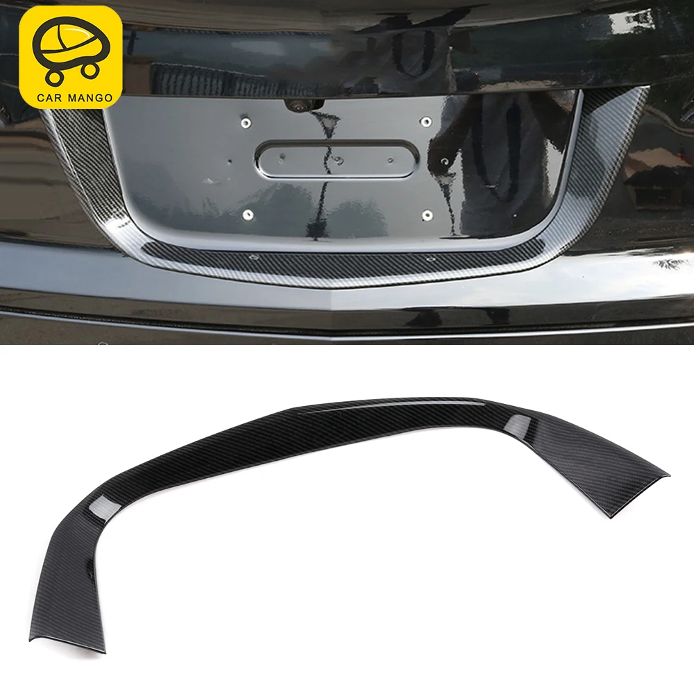 

Автомобильные аксессуары CARMANGO, рамка заднего номерного знака, отделка, наклейка, крышка, хромированное Внешнее украшение для Cadillac XT4 2018-2022