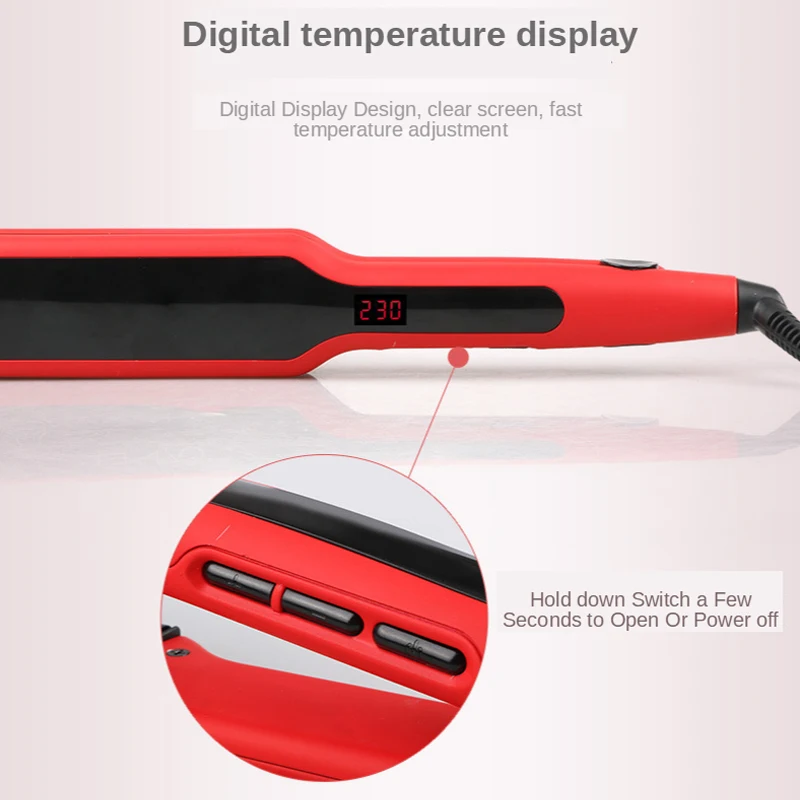 2 дюйма расширить плиты расческа выпрямитель для волос Профессиональный 3D