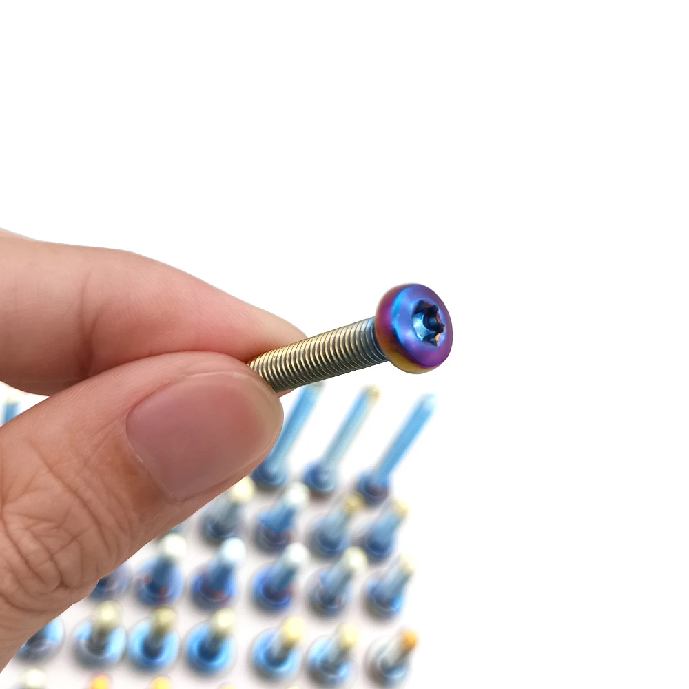 M5 M6 Комплект алюминиевых болтов с обтекателем мотоцикла винты внутренним