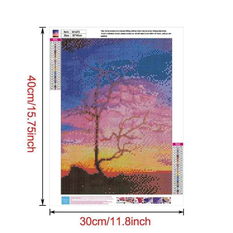 

5D DIY Full Drill Diamond Painting Scenery Cross Stitch Mosaic Craft Kits Diamond Painting Drawing for Home and Party Decor