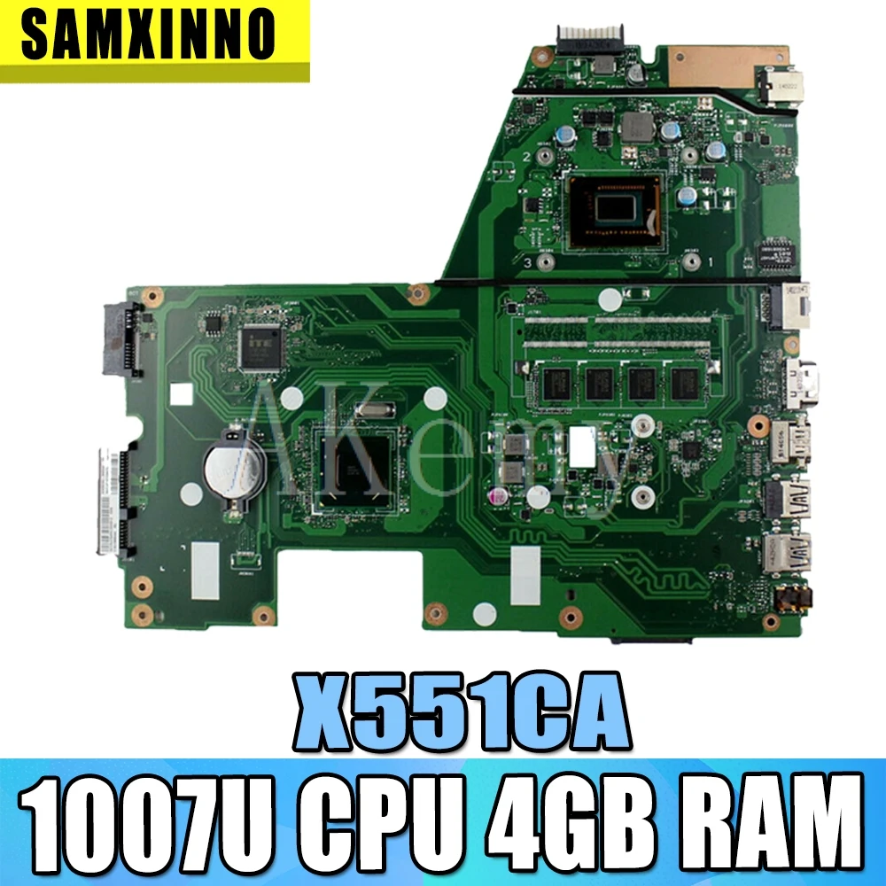

Материнская плата X551CA REV2.2 1007u для For Asus X551CAP X551CA X551C материнская плата для ноутбука X551CA материнская плата X551CA тест материнской платы OK