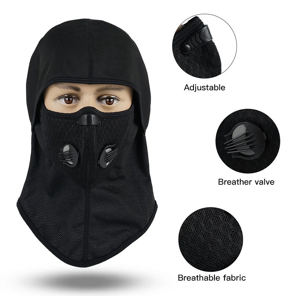 Мотоциклетная маска Балаклава для лица с защитой от ветра и УФ