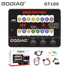 GODIAG GT100 автоматический инструмент OBDII, разрывная коробка, мощный разъем ЭБУ, преобразование OBD1 в стандартный интерфейс OBD2