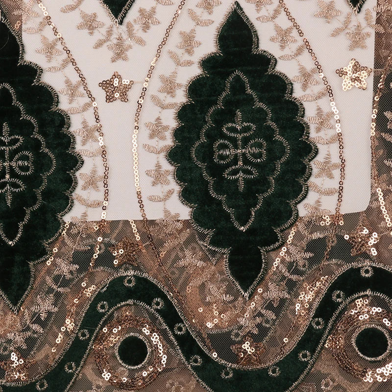 Лучшее качество, блестки, кружевная ткань, бархатная кружевная ткань с блестками, вышивка, французский тюль, сетка, кружево для женщин, ткань, APW2784B-3