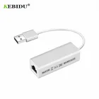 KEBIDU USB 2,0 male к RJ45 Female Высокоскоростной Ethernet сетевой LAN адаптер карта 10 адаптер для ПК ноутбука