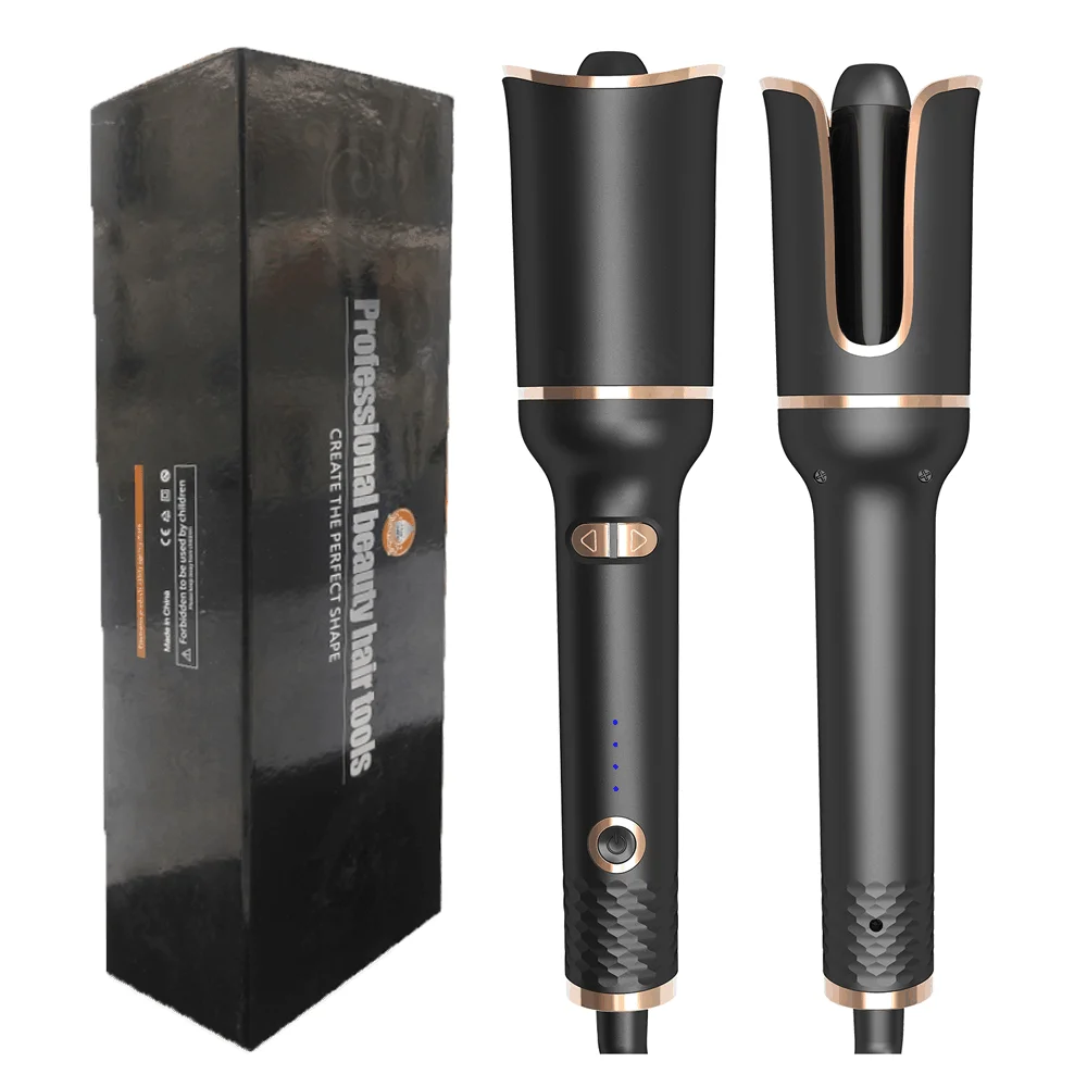 Modelador de Cabelo Ondulação do Cabelo Ferro Spin Curl Cerâmica Iônico Barril Tongs Varinha Estilo Ferramenta Rotativa n