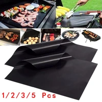reusable non stick bbq grill mat pad baking sheet portable outdoor picnic cooking barbecue oven tool bbq accessories gril mat