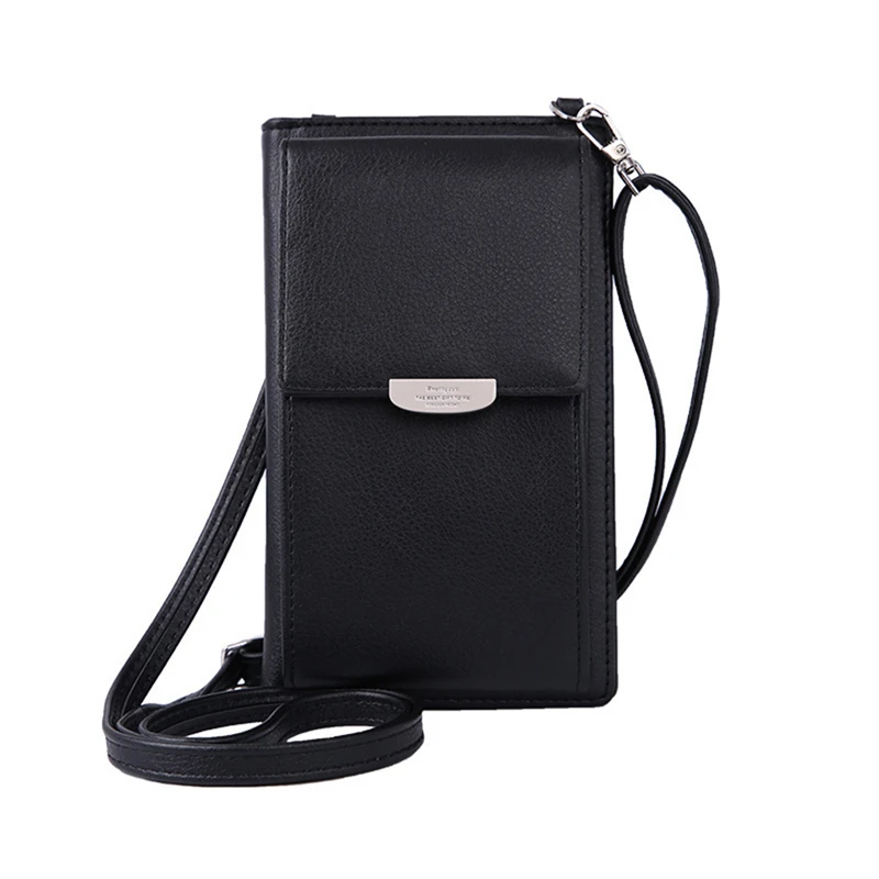 

Women Flap Touch Screen Phone Shoulder Bag Female Mini Crossbody Bags Fashion Clutch Bag Wallets