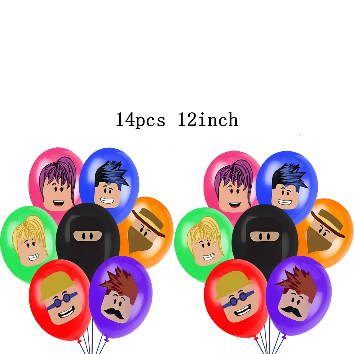 Шары Robloxs из латексной фольги в виде пикселей украшение для детской вечевечерние