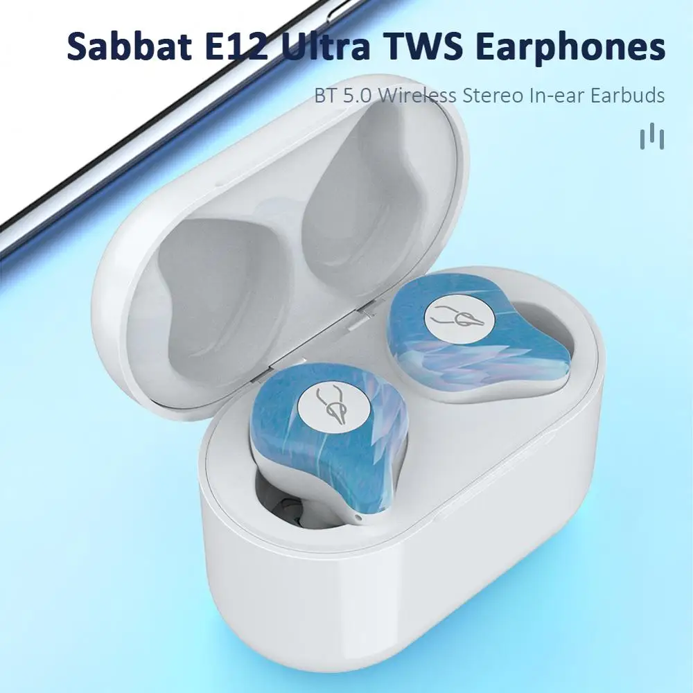 Новинка мраморная серия Sabbat E12 Ultra TWS Qualcomm Bluetooth 5 0 наушники с поддержкой Aptx