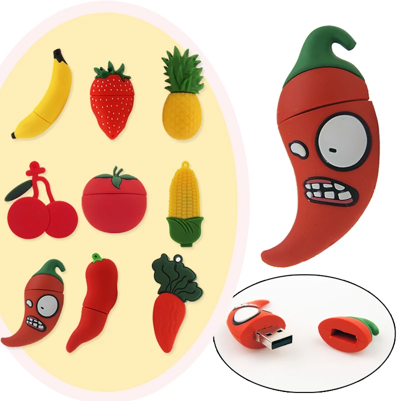 USB 2 0 флеш-накопитель в виде овощей и фруктов Bellek на 32 ГБ 16 64 8 4 Гб флешка подарки |