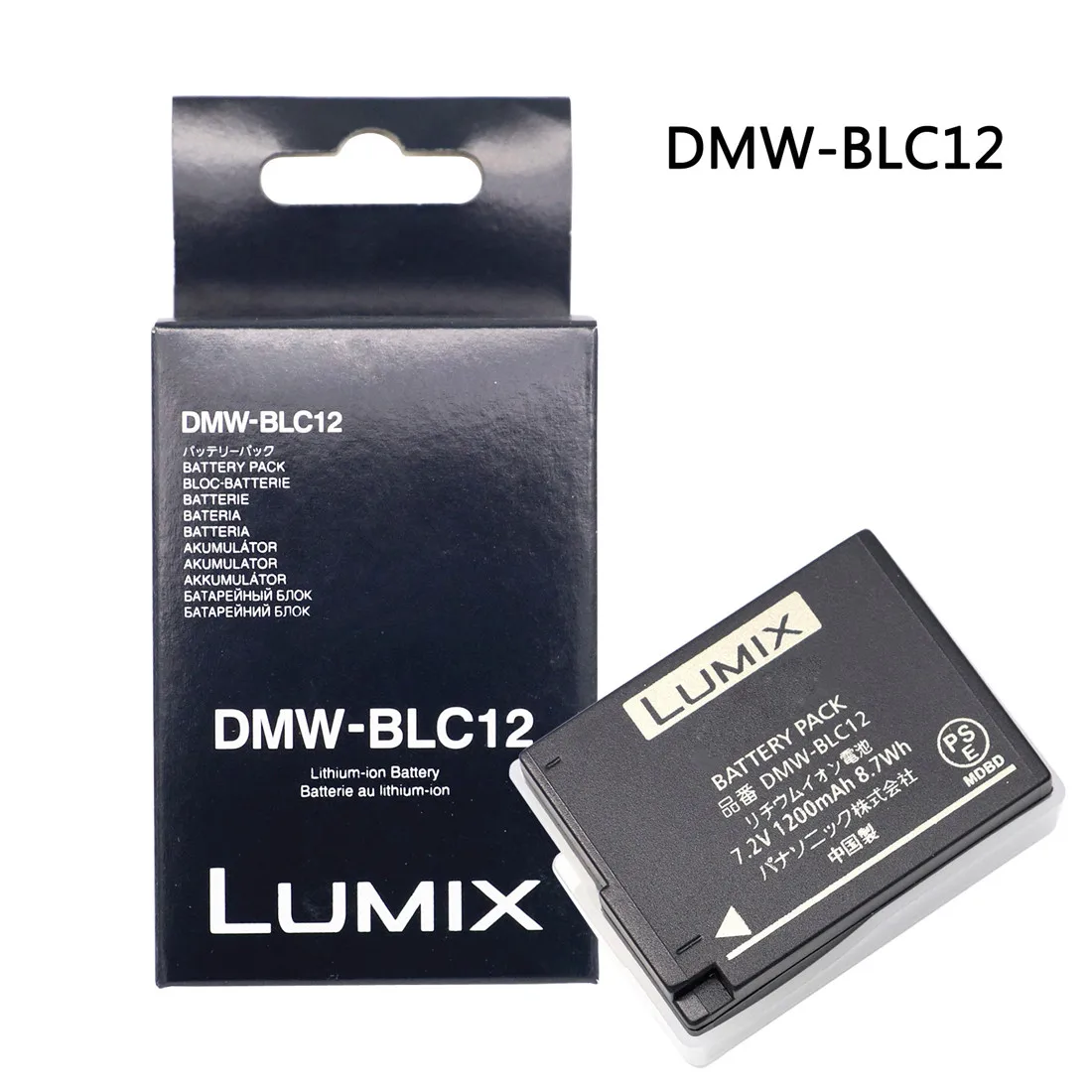 Аккумулятор DMW-BLC12 BLC12E BLC12PP 1200 мАч для камеры Panasonic DMC-GH2S FZ3 G95 G85 G80 G6 G7 GX8 FZ200 FZ300 FZ2500