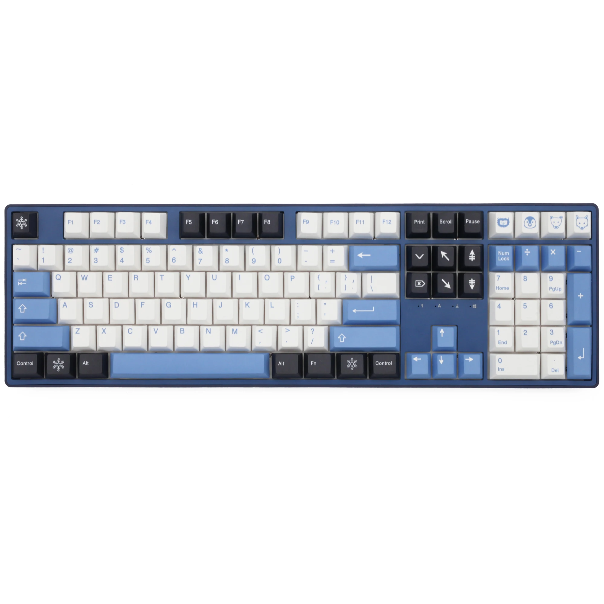 Клавиатура с полюсом OMO Pole Circle Cherry profile Dye Sub Keycap для механической клавиатуры 60 87 104