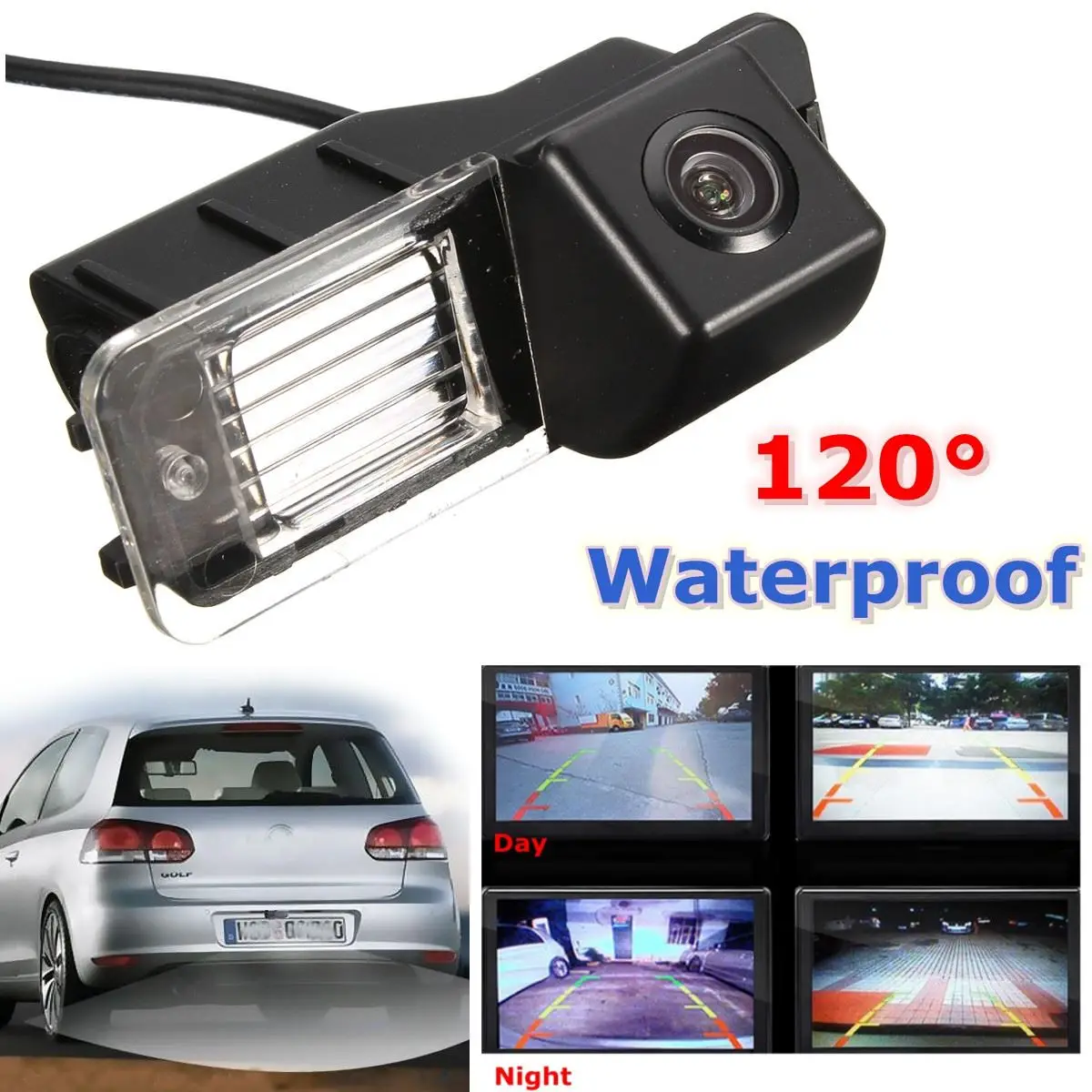 CCD HD Auto Reverse Kamera Rückansicht Kameras Parkplatz Backup Nachtsicht Wasserdicht Für VW Golf MK6 MK7 GTI Polo V (6R) passat CC