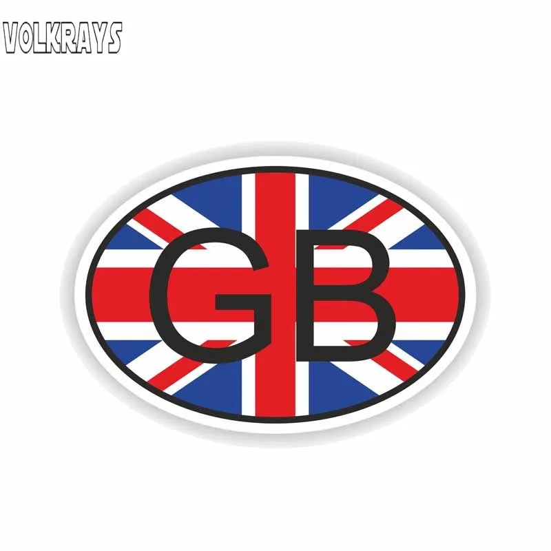Volkrays креативные автомобильные стикеры Gb аксессуары для Великобритании