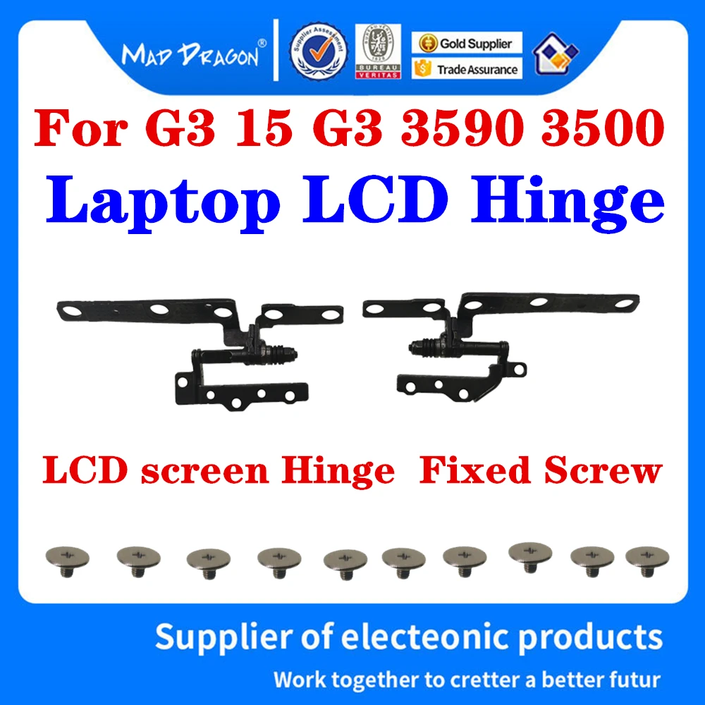 Eixo da Dobradiça para Dell Parafusos das Dobradiças Nova Original Tela Laptop Dobradiça Eixo Série g g3 3500 Pro 3590 15 P89f Lcd