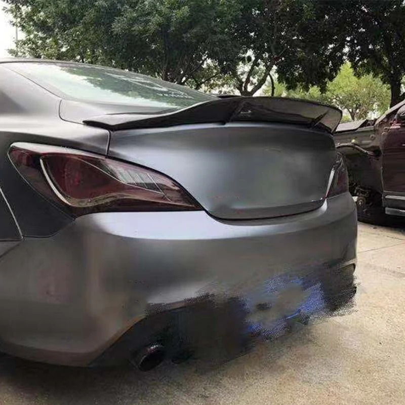 Используйте для спойлера Genesis Coupe 2009 2010 2011 2012 реальный глянцевый спортивный