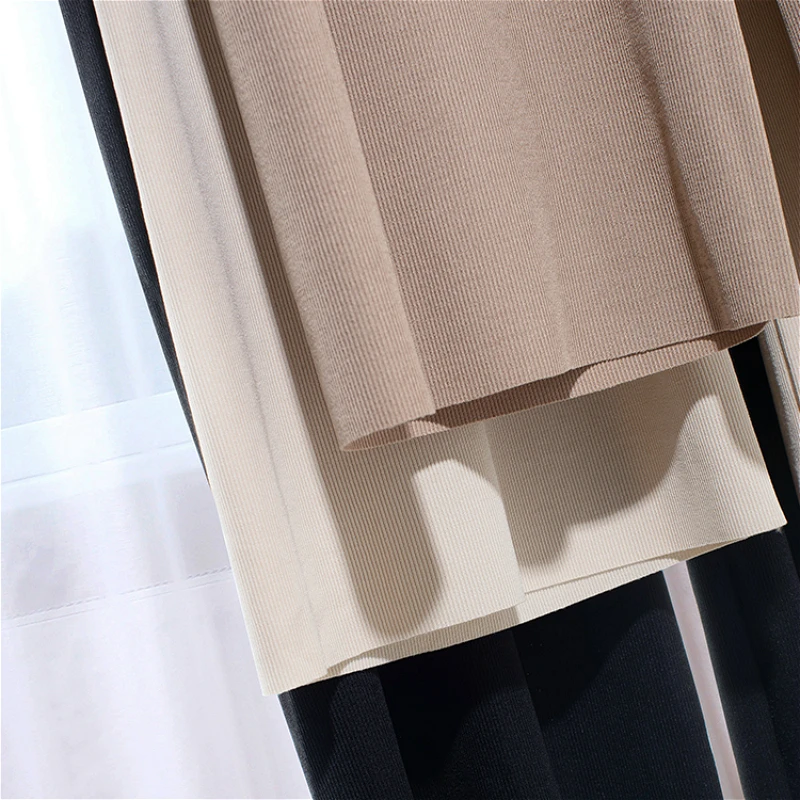 

Wide Leg Pants Women Elegant Korean Simple Summer Chic High Waist Femme Capris Drawstring All-match Trendy Soft Breathable Pant