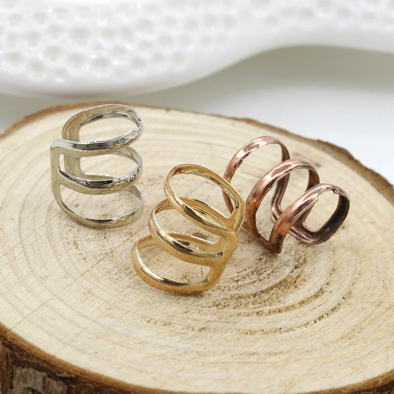 Женские маленькие Серьги-клипсы без пирсинга серебристые металлические в стиле