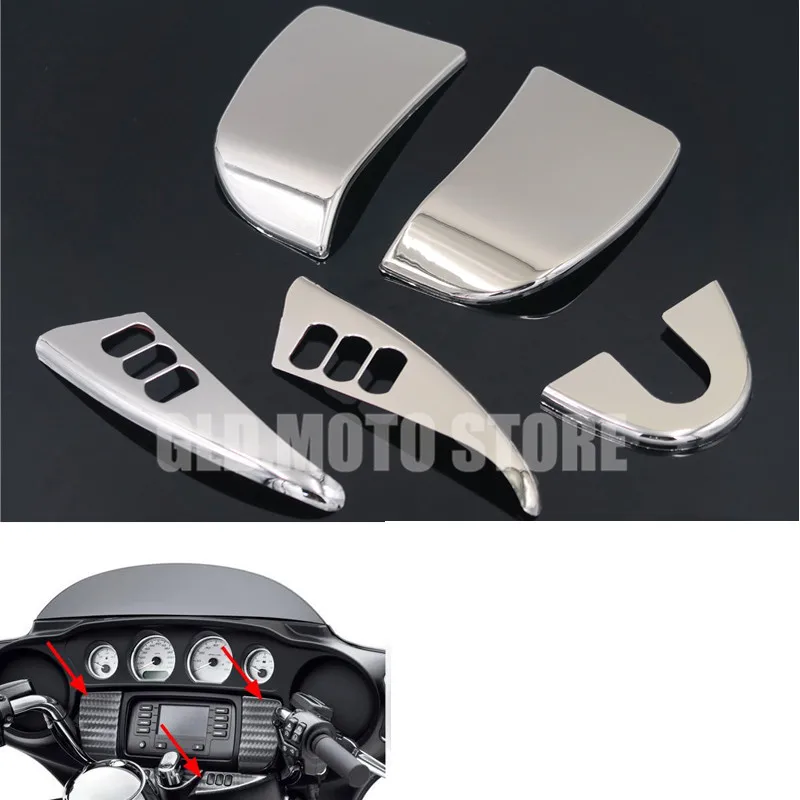 Обтекатель для мотоциклетного хромированного прибора панель переключателя