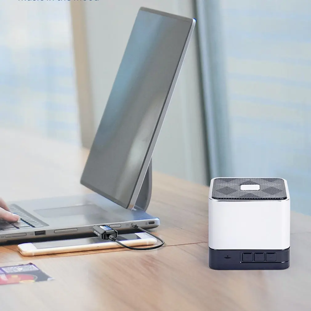 Беспроводной аудиоадаптер 3 в 1 с ЖК дисплеем передатчик аудиоприемника 5 мм